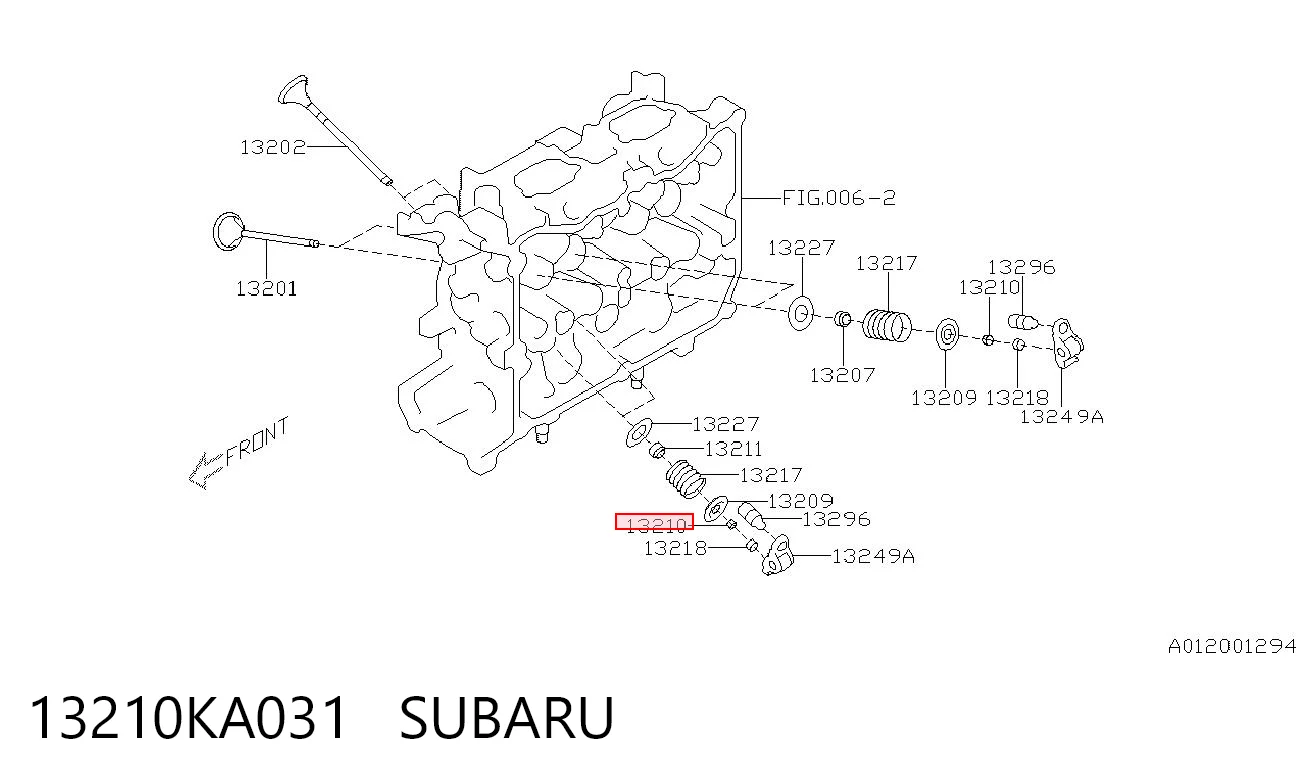 13210KA031 Subaru 