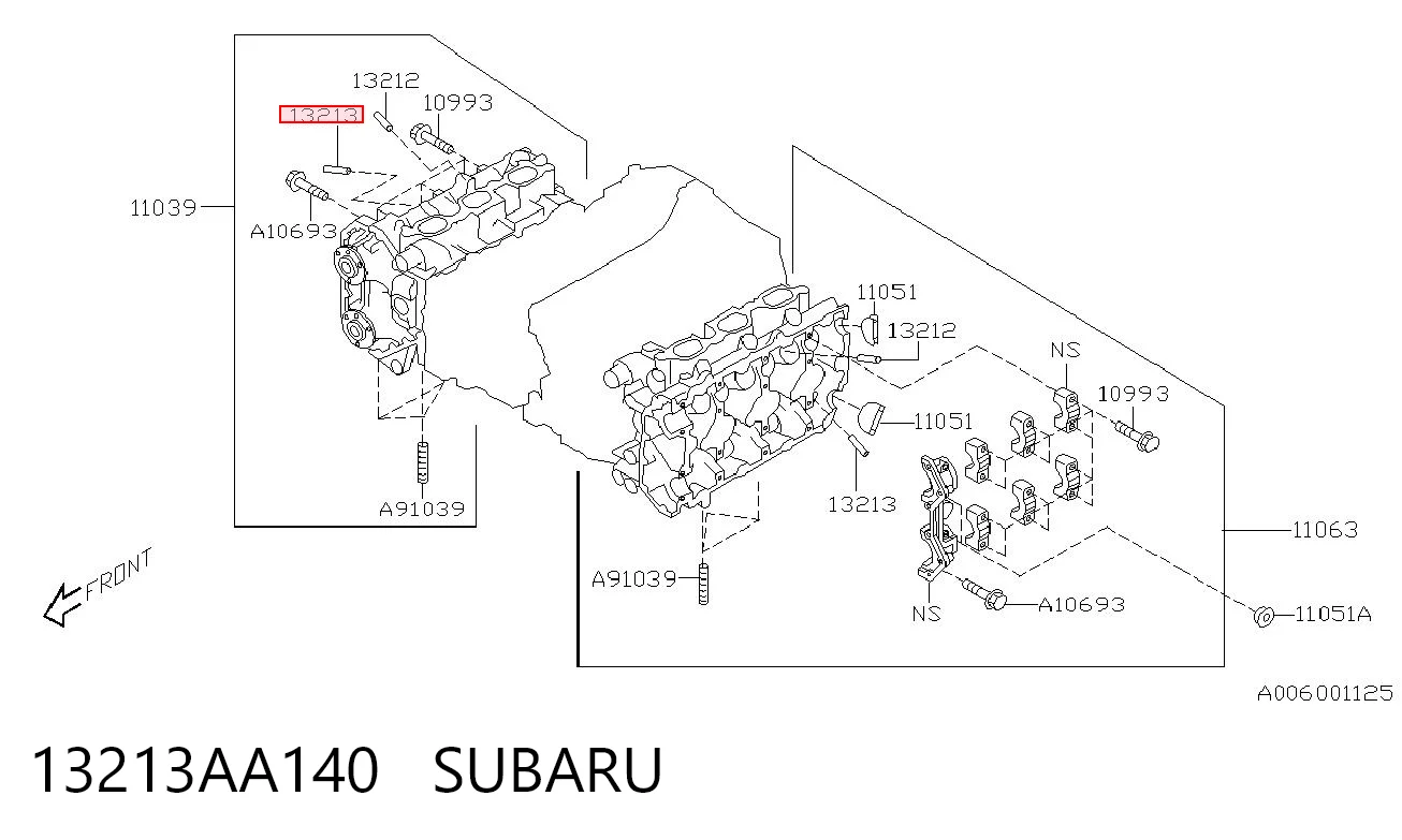 13213AA140 Subaru 
