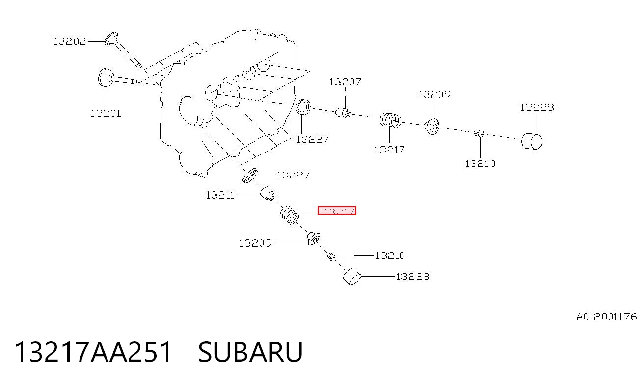13217AA251 Subaru 