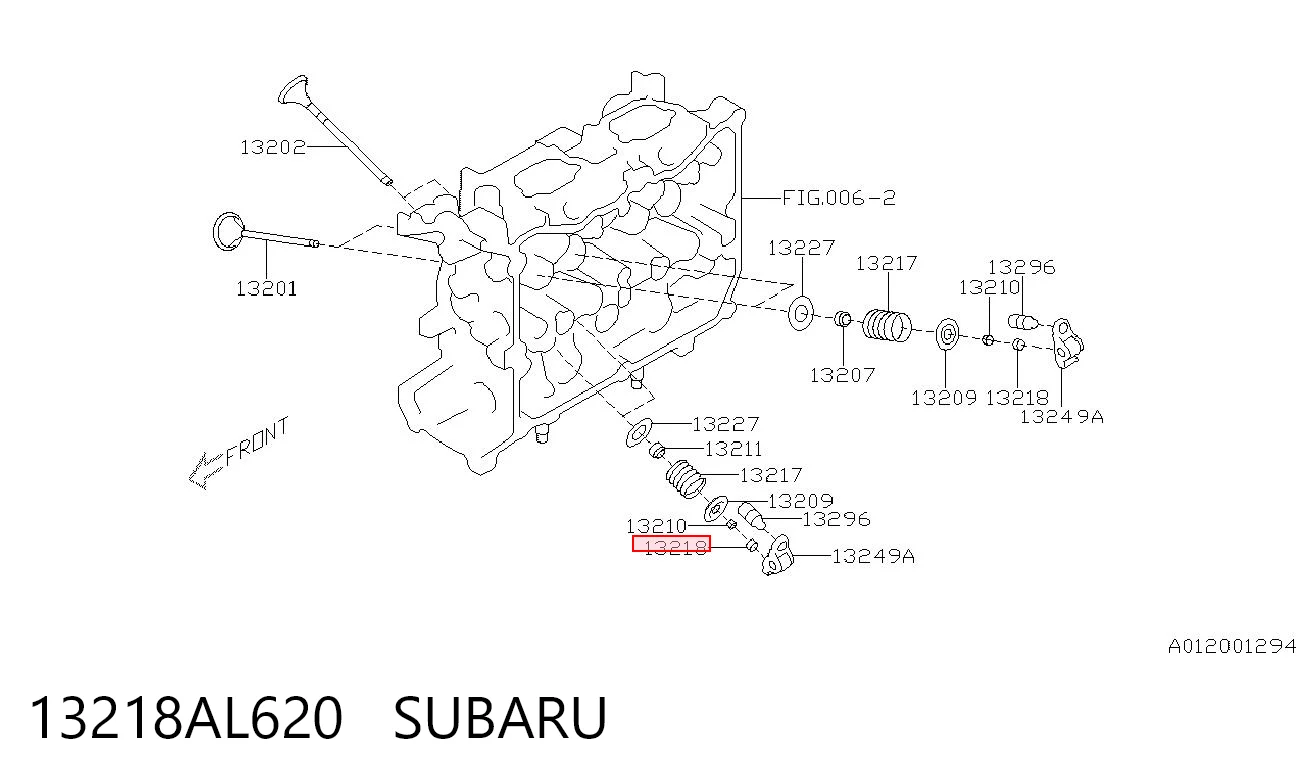 13218AL620 Subaru 
