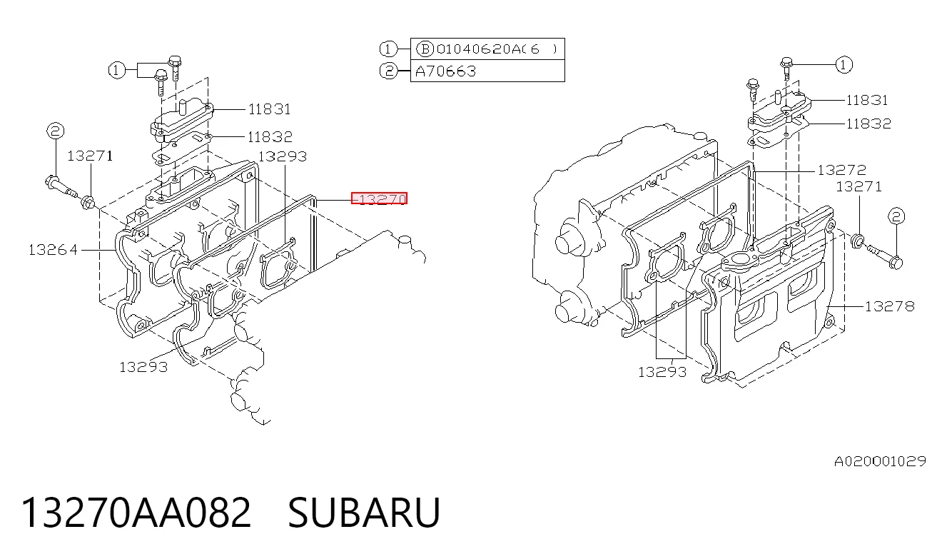 13270AA082 Subaru 