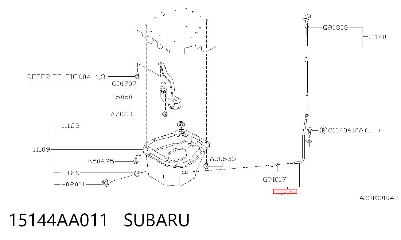 15144AA011 Subaru 