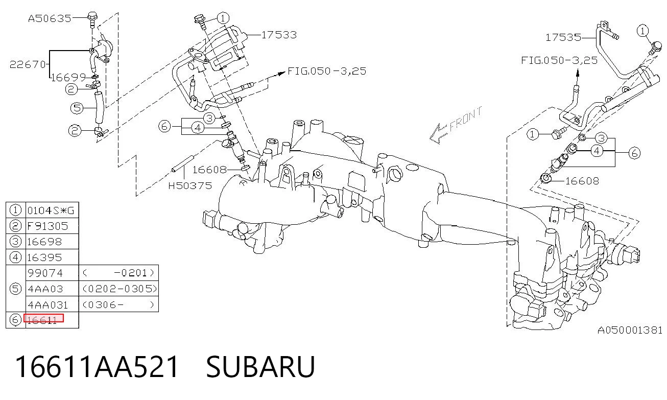 Топливные форсунки на Subaru Forester I S10, SF