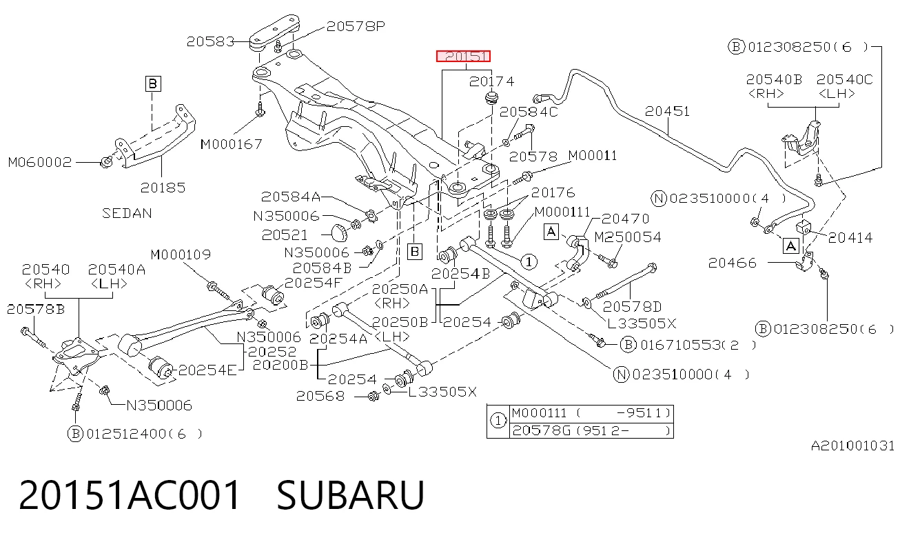 20151AC001 Subaru