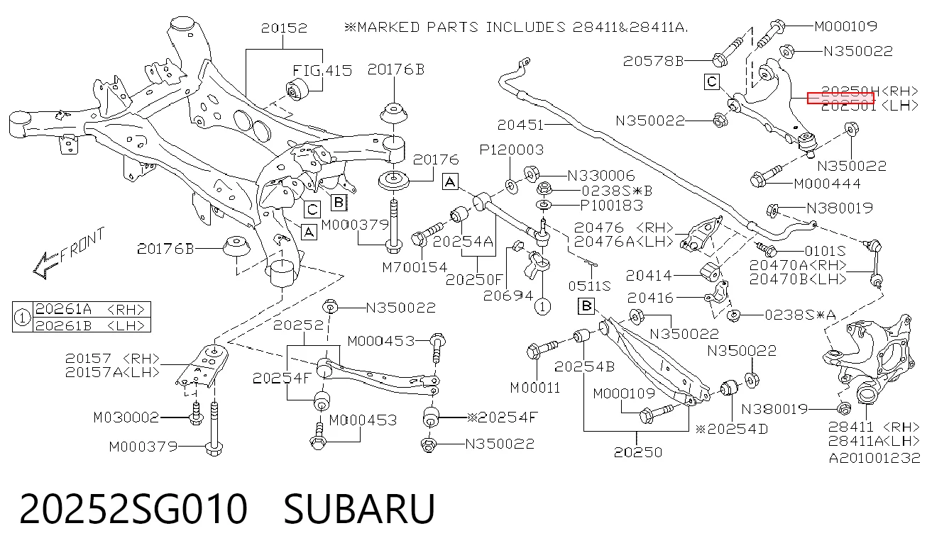 Балансир подвески задний левый Aplus 28141AP цена, от 57.17 USD