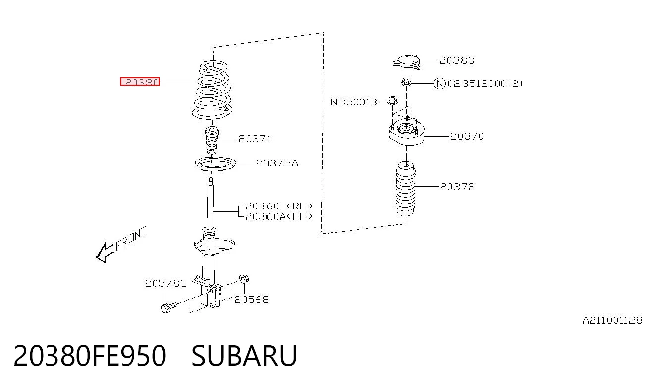 20380FE950 Subaru