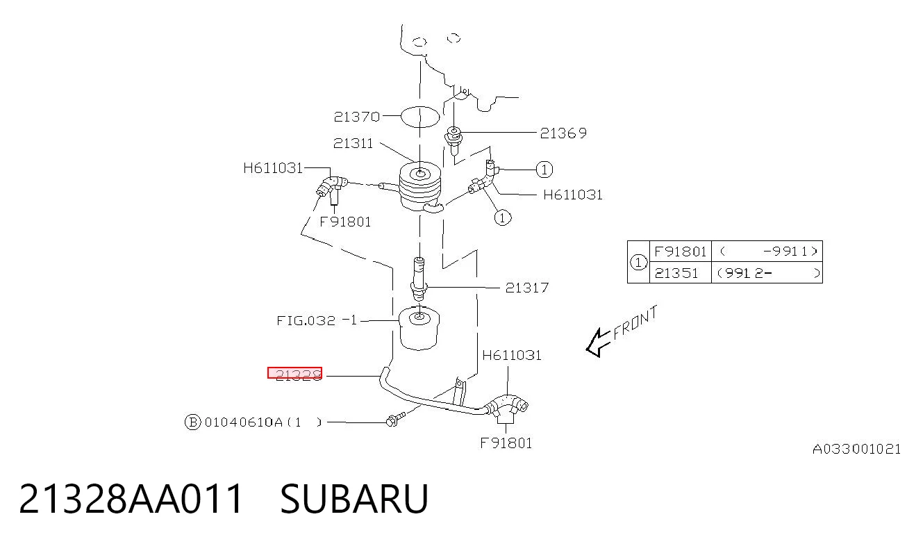 21328AA011 Subaru 