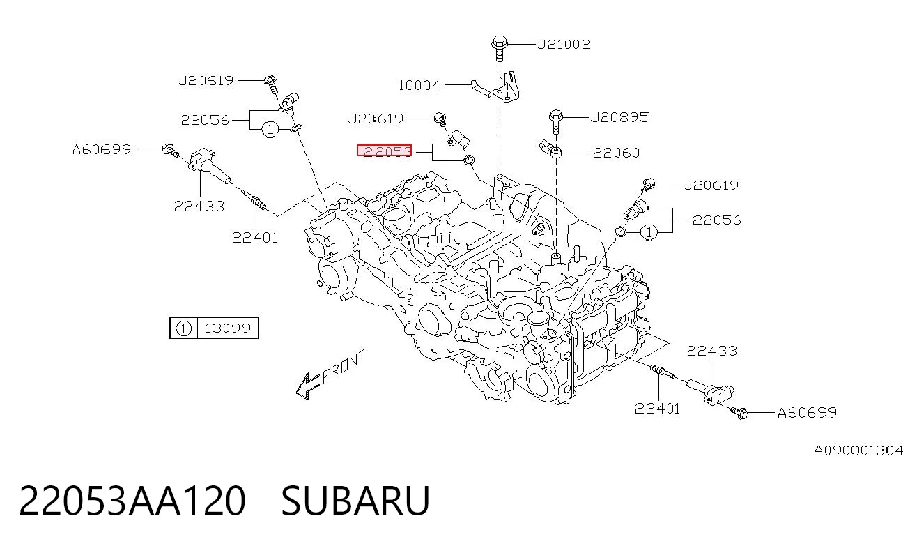 22053AA120 Subaru ДПКВ