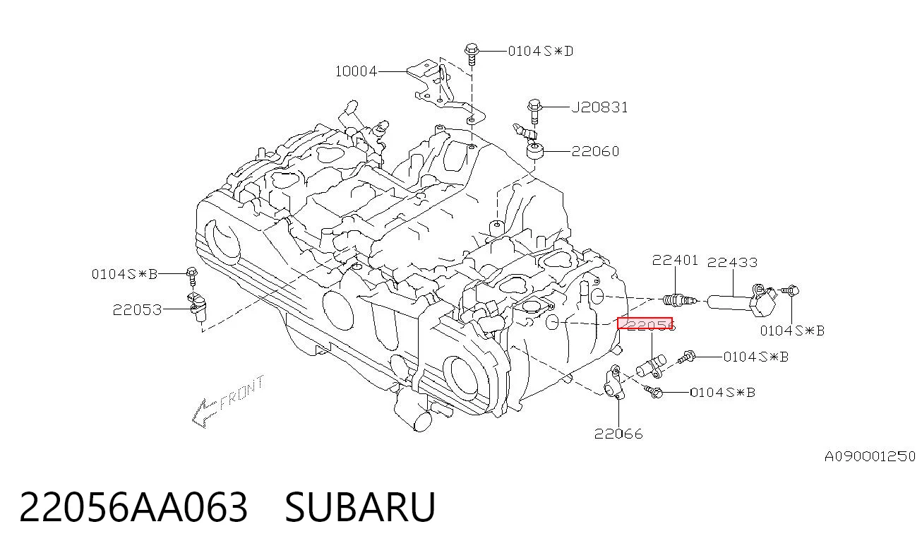 22056AA063 Subaru Датчик распределительного вала