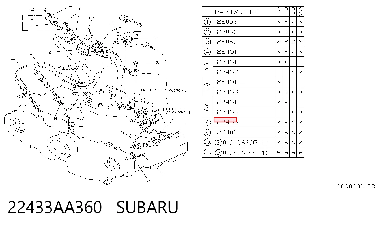  Катушка зажигания Subaru Legacy 1