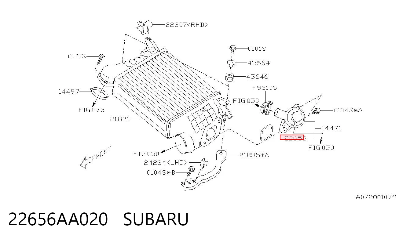 22656AA020 Subaru 