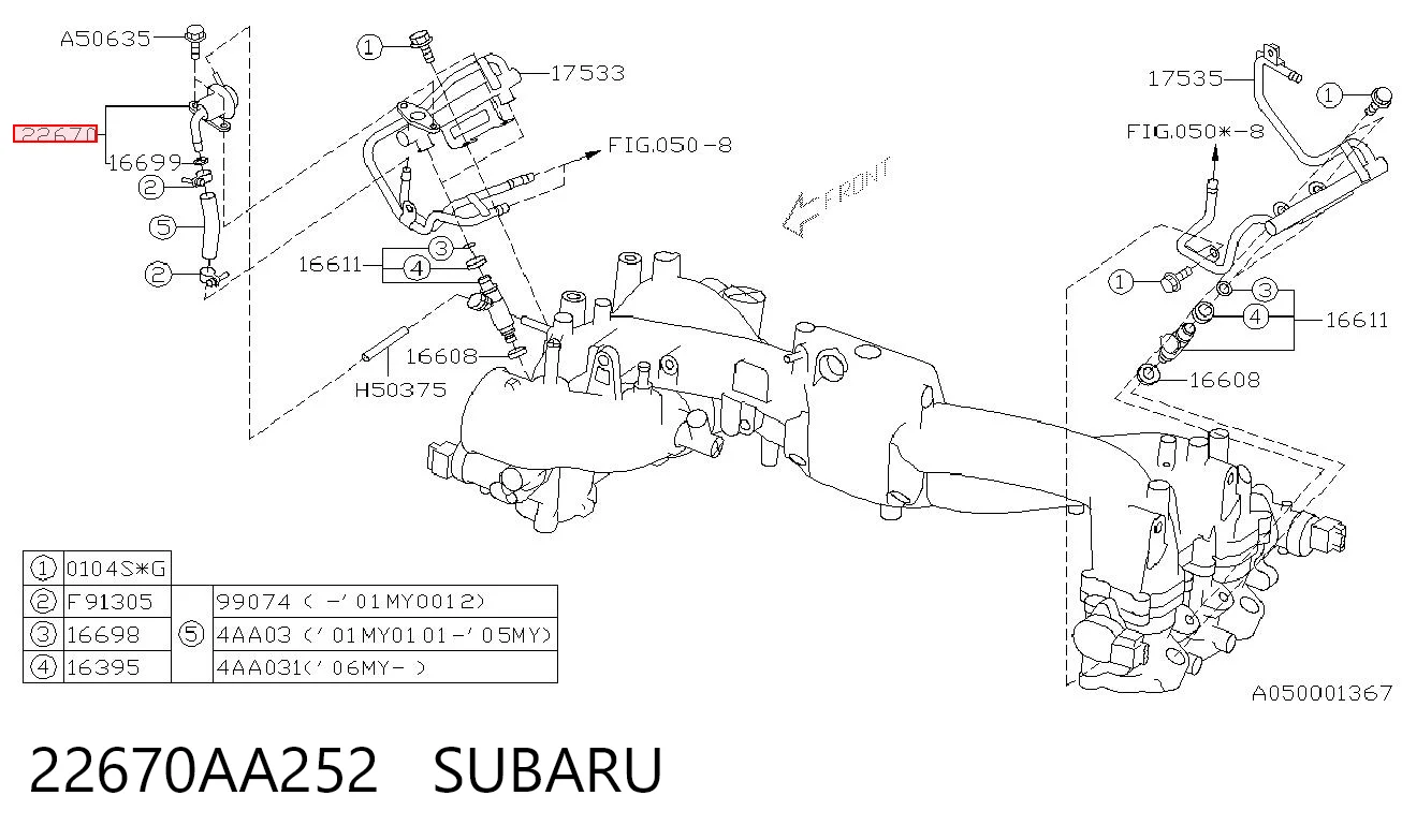 Регулятор давления топлива в топливной рейке Subaru Forester II внедорожник (S11, SG) (2002 - 2007) цена, от 66.26 USD