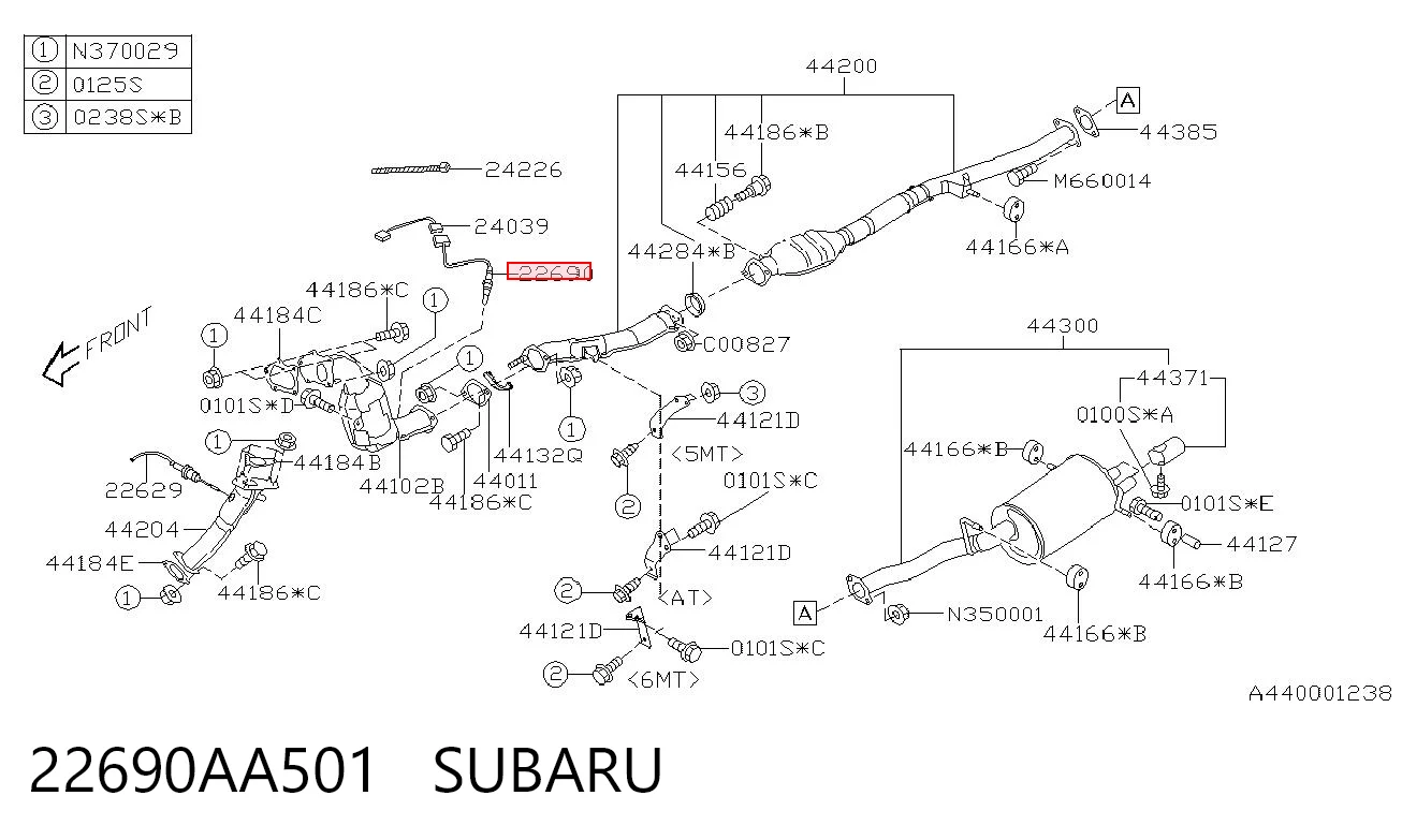  Лямбда зонд Subaru Impreza 2