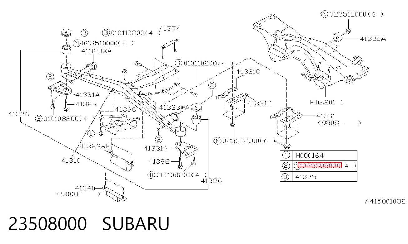 23508000 Subaru
