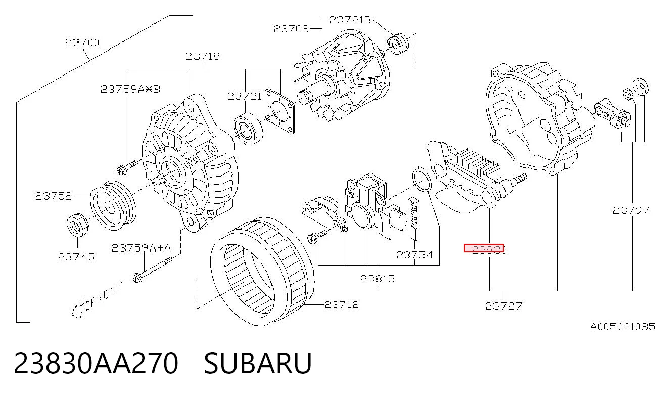 Выпрямитель Mazda 2 II хэтчбек (DE) (2007 - 2014) цена, от 20.78 USD