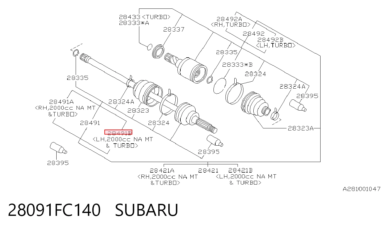 28091FC140 Subaru