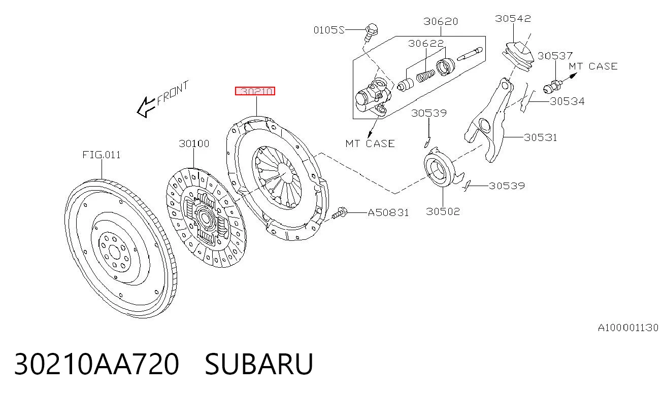 Лепестковая корзина сцепления Subaru Outback III универсал (B13, BP) (2003 - 2009) цена, от 29.66 USD