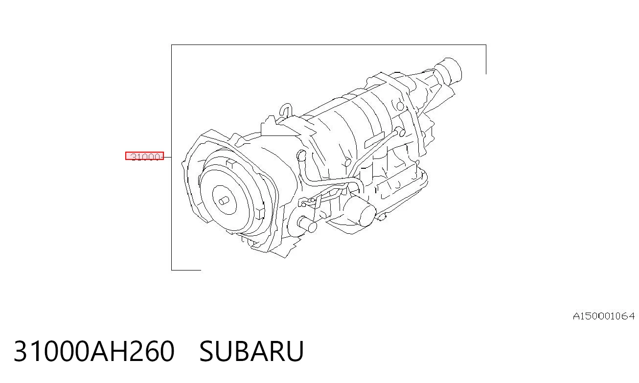 АКПП в сборе (автоматическая коробка передач) SUBARU 31000AH260