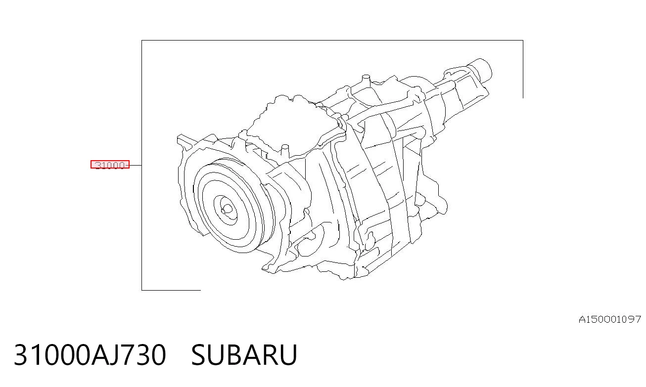 АКПП в сборе (автоматическая коробка передач) SUBARU 31000AJ730