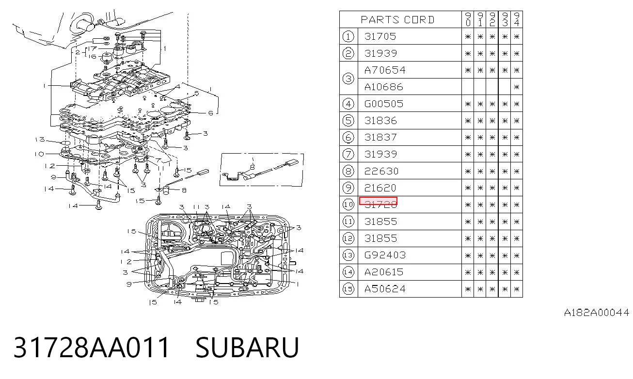 JT22301K Azumi Масляный фильтр АКПП