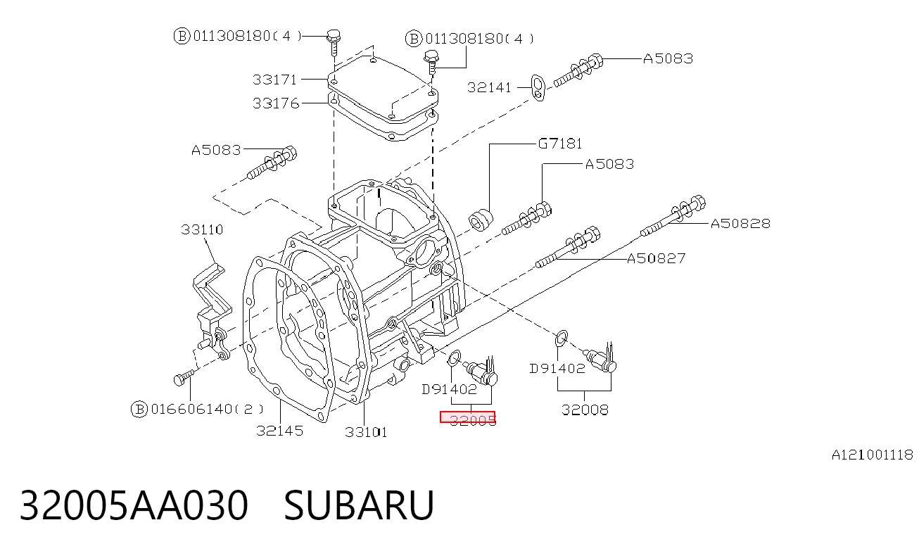 Включатель фонарей заднего хода Subaru Forester II внедорожник (S11, SG) (2002 - 2007) цена, от 15.73 USD