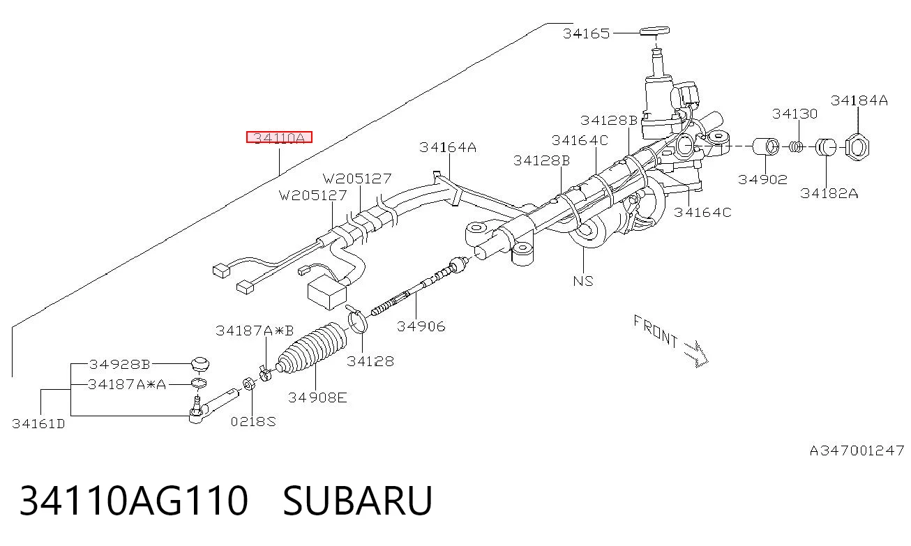 Купить Рулевая рейка Субару Аутбек IV B14, BR