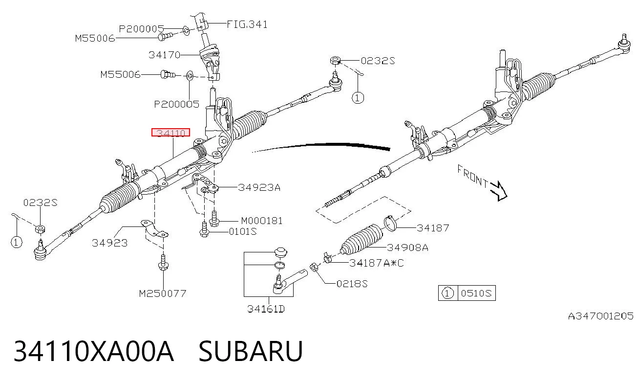 Купить 30422035 AND Рулевая рейка
