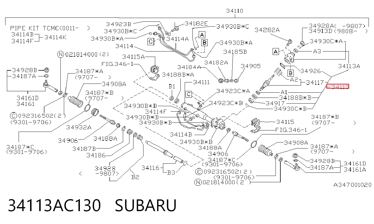 34113AC130 Subaru