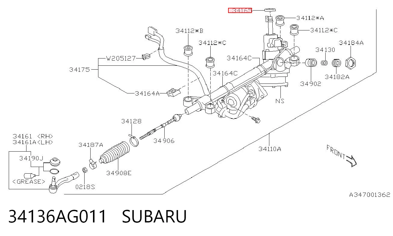 34136AG011 Subaru