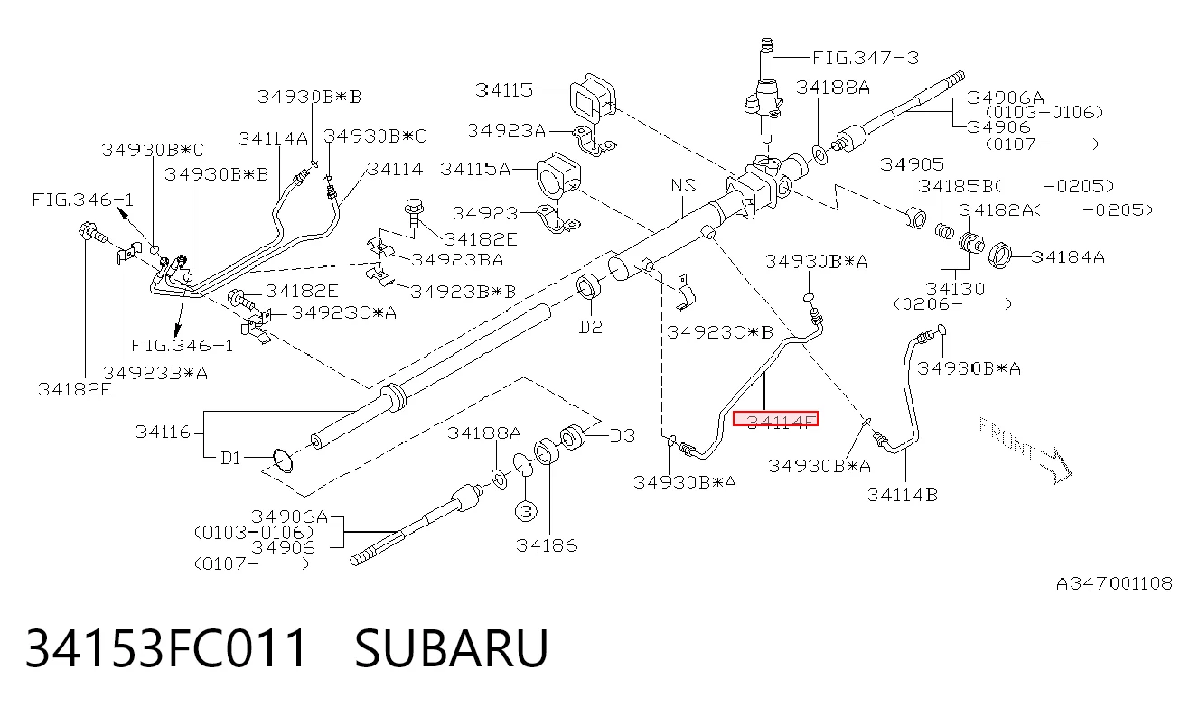 34153FC011 Subaru 