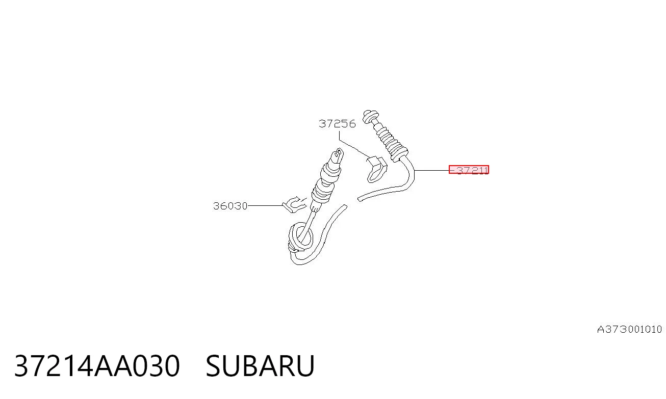 37214AA030 Subaru Трос сцепления