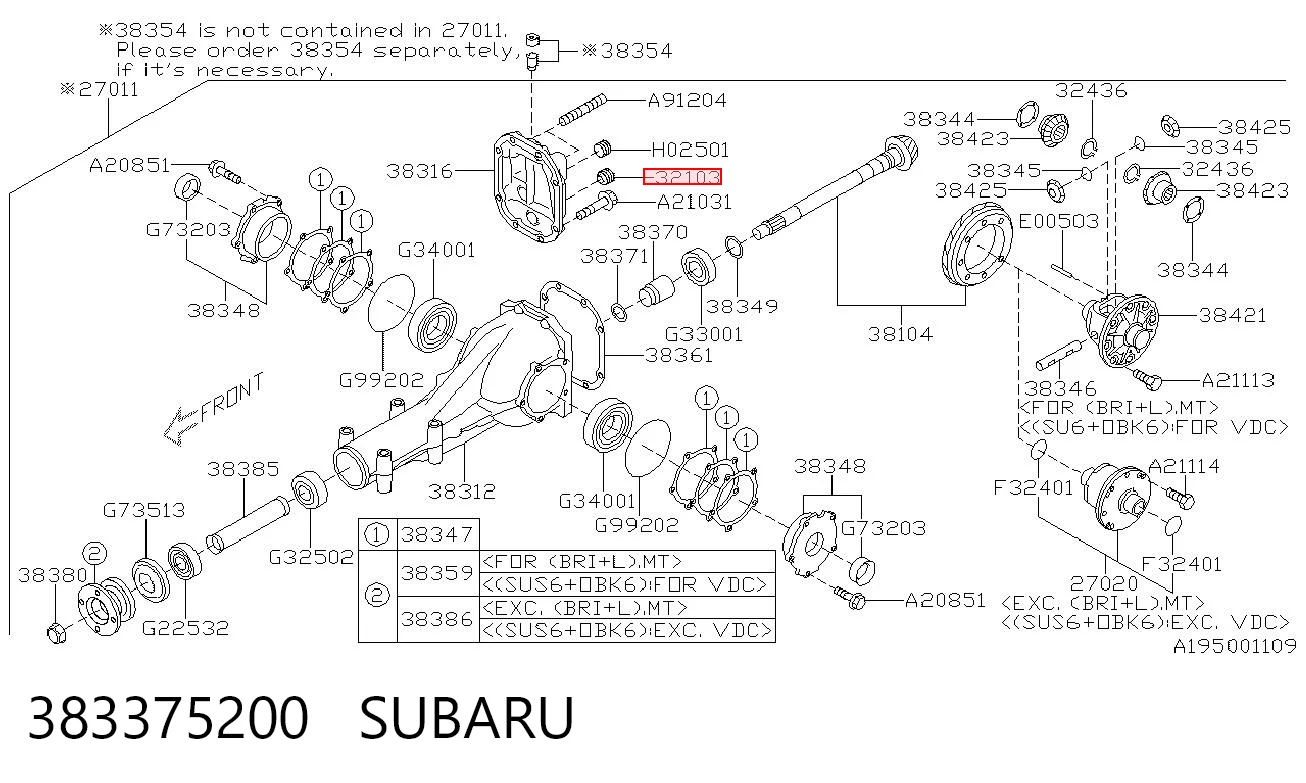383375200 Subaru 