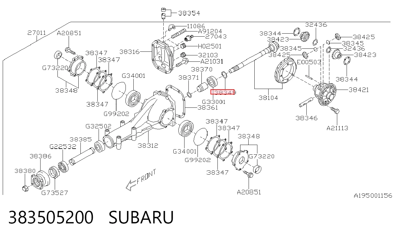 383505200 Subaru