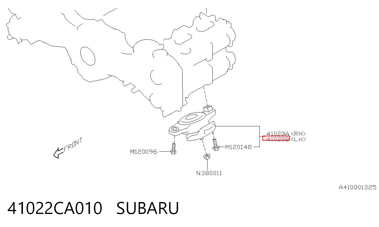 41022CA010 Subaru 