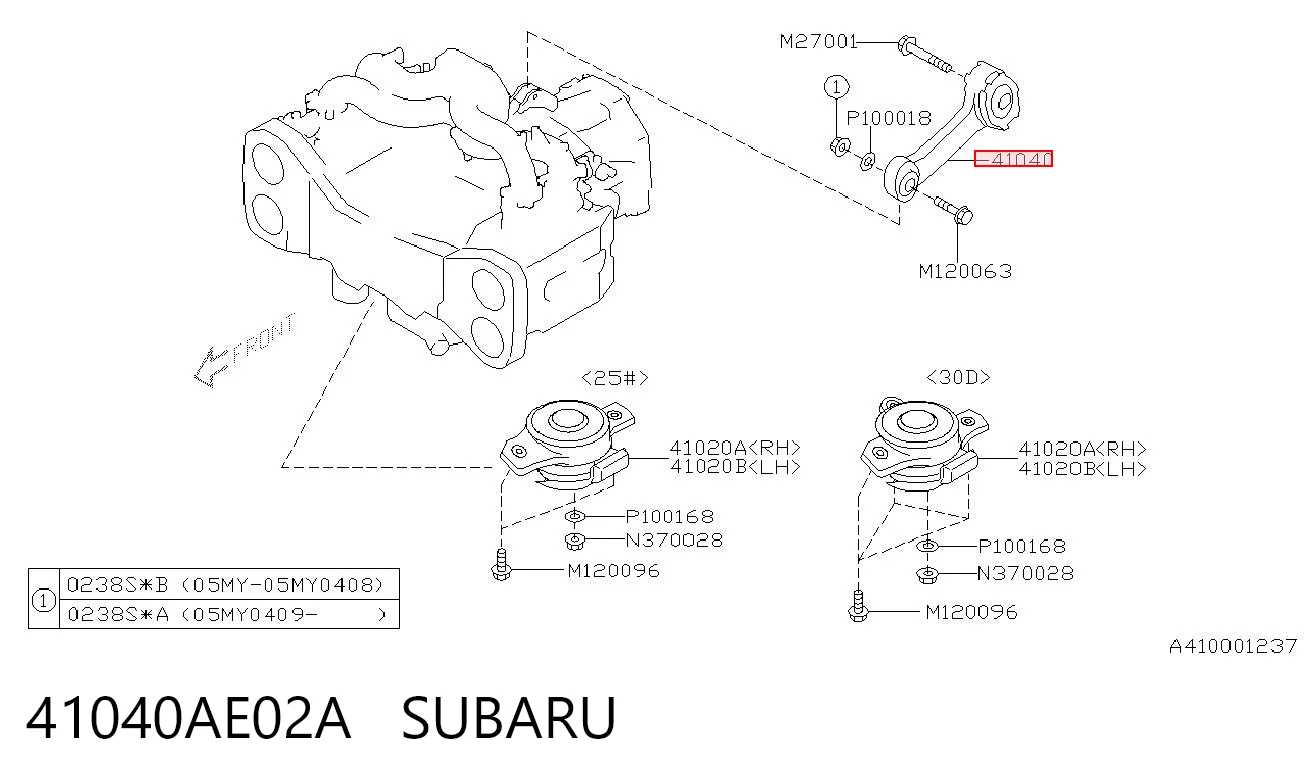 41040AE02A Subaru 