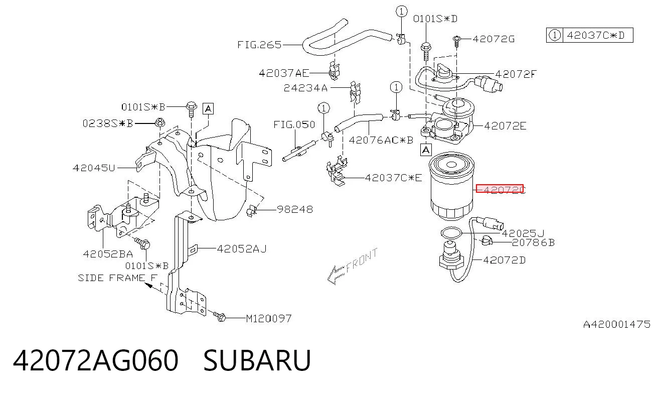 42072AG060 Subaru