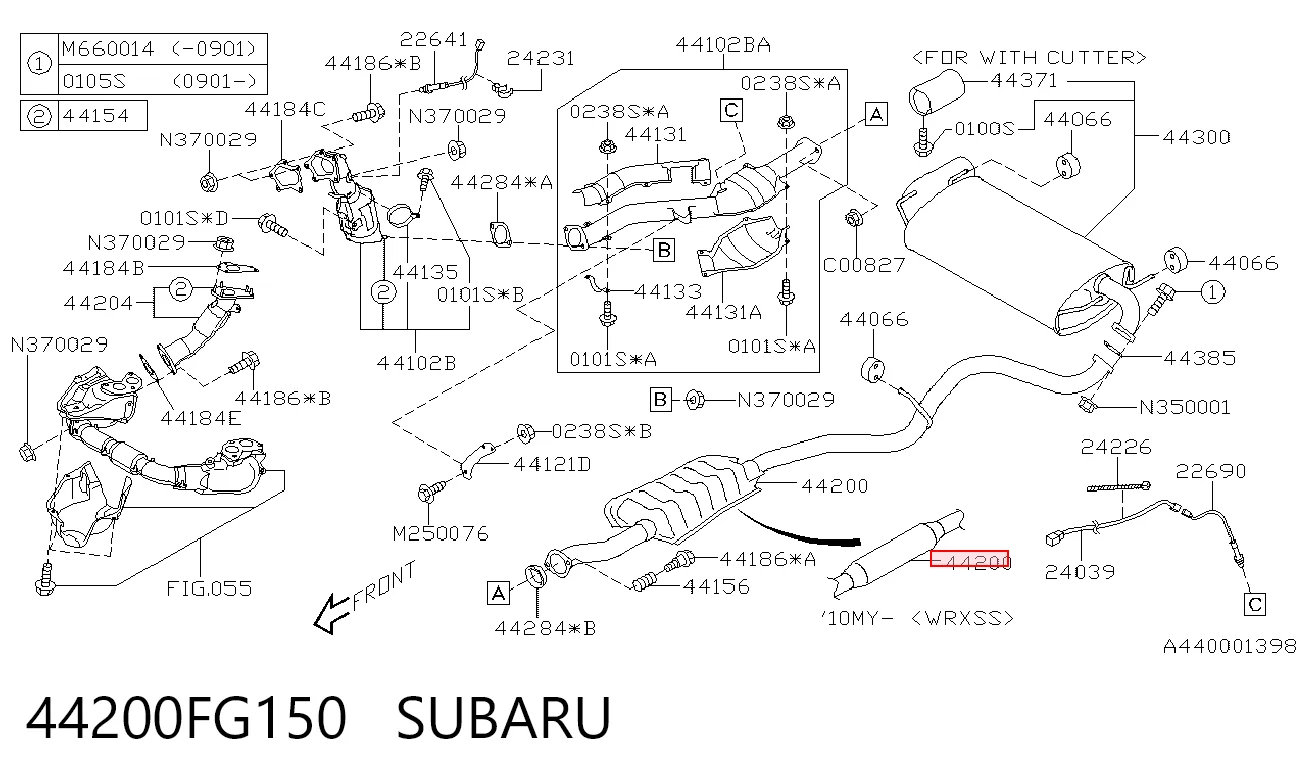 44200FG150 Subaru