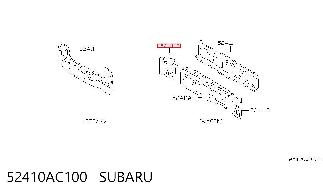 52410AC100 Subaru