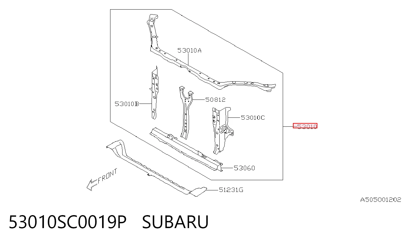 Купить KH6737200 Starline Установочная панель передняя
