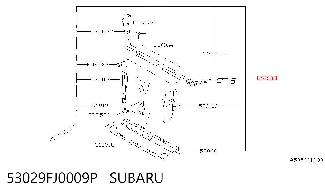 Панель передняя Polcar 72C104 цена, от 61.90 USD