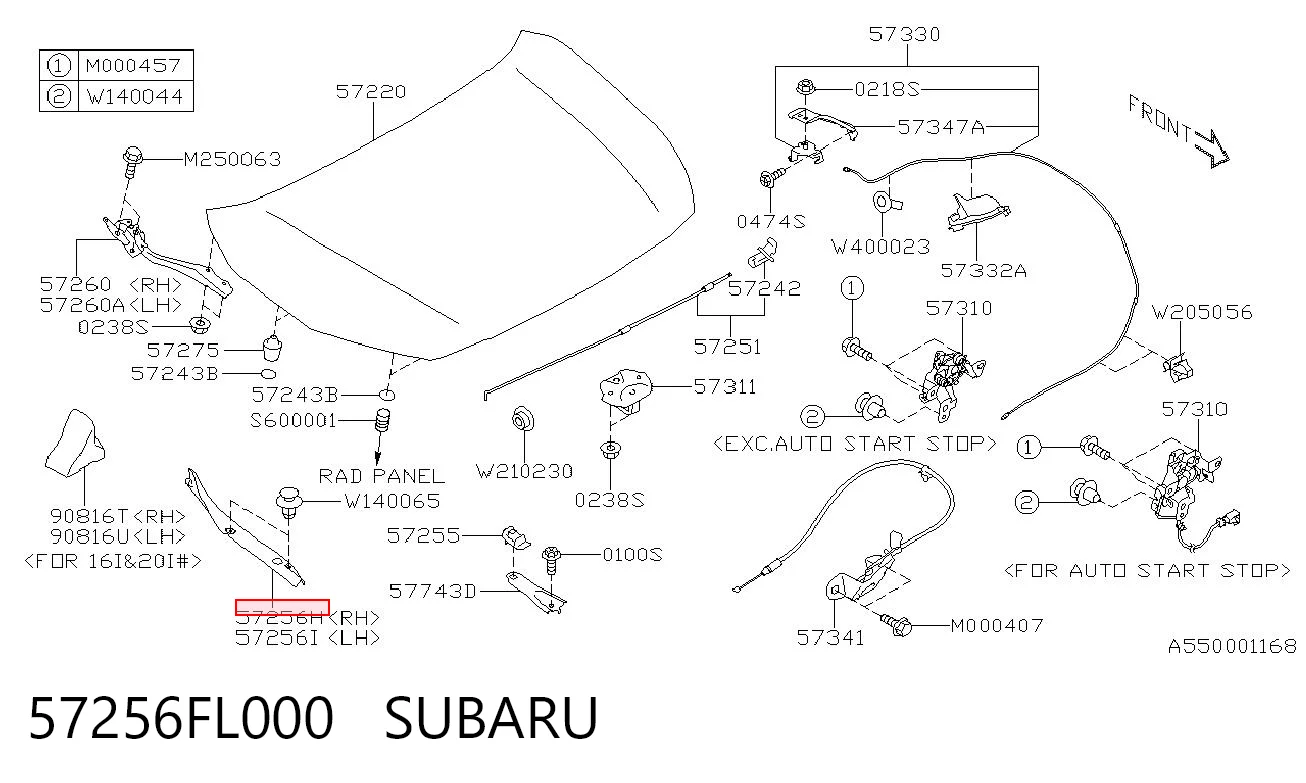 57256FL000 Subaru