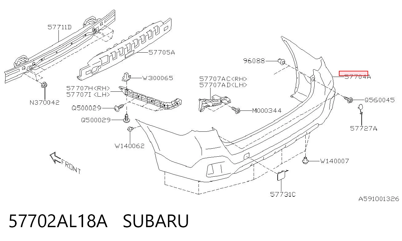 Бампер задний FPS FP6733951 цена, от 203.14 USD