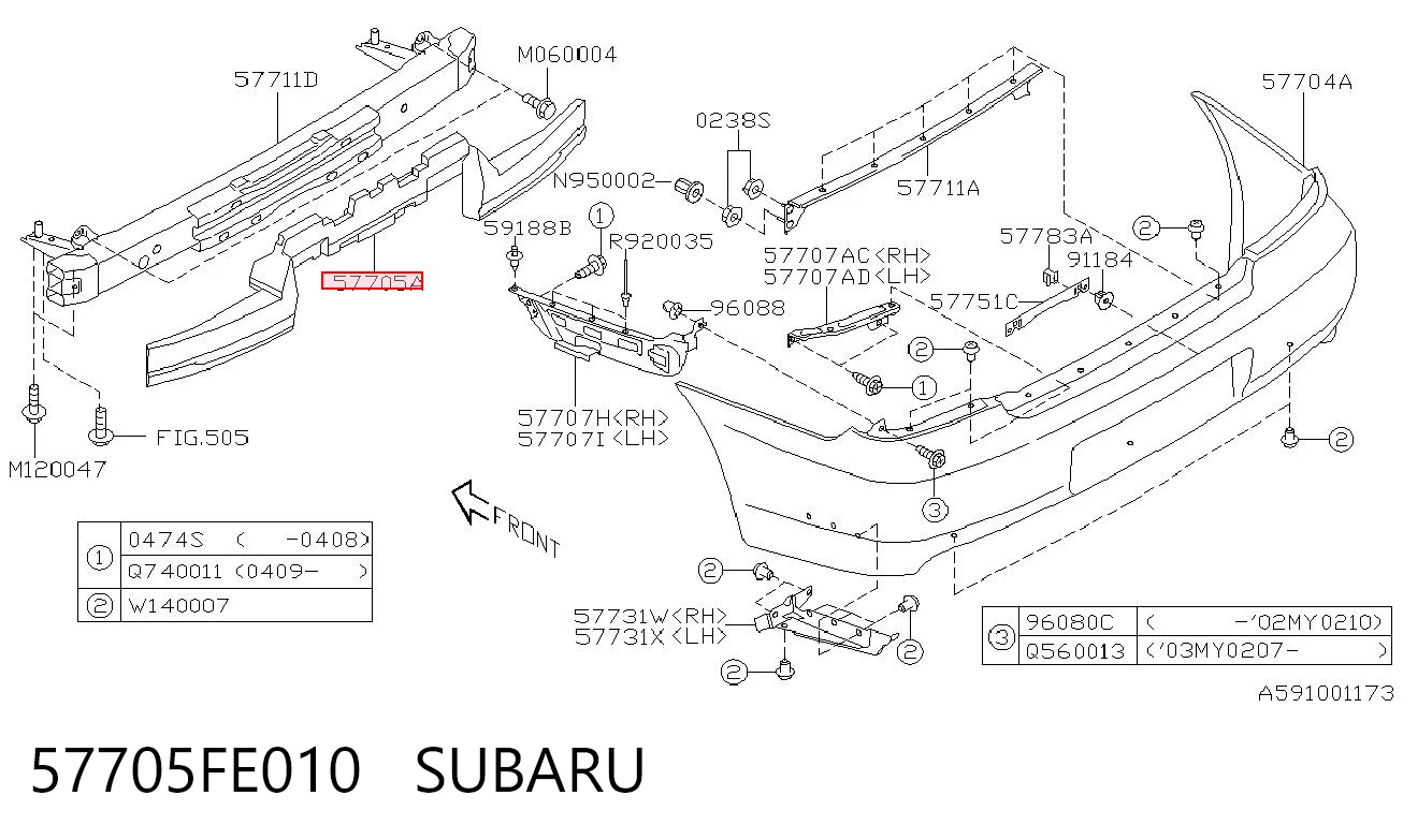 57705FE010 Subaru