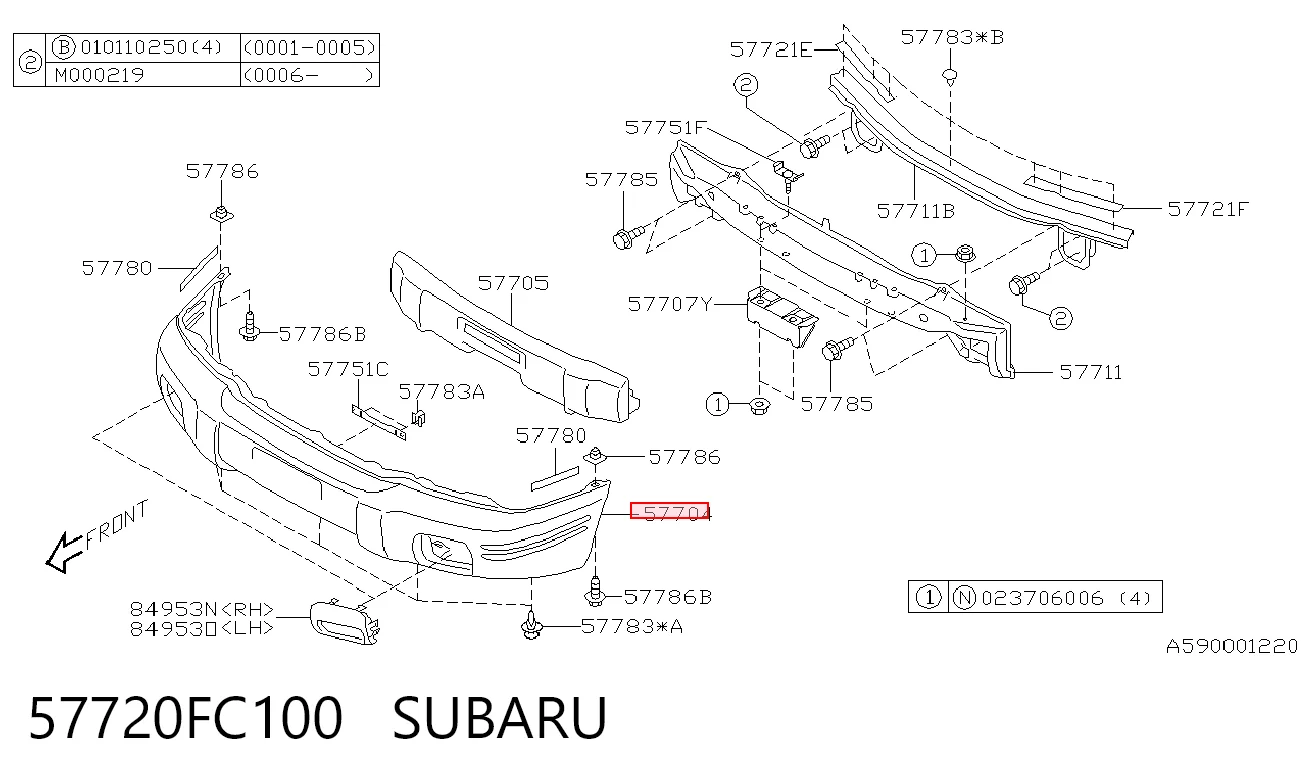 57720FC100 Subaru