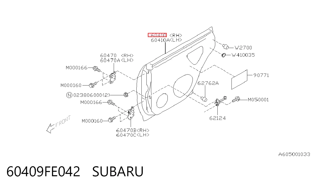 Дверь пассажирская задняя правая Subaru Impreza II седан (GD) (1999 - 2009) цена, от 63.78 USD