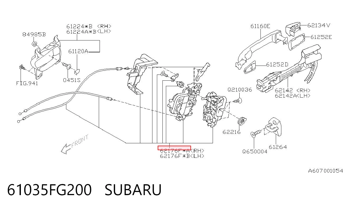 Замок задней двери, правой Subaru Impreza III хэтчбек (GH) (2007 - 2011) цена, от 12.74 USD