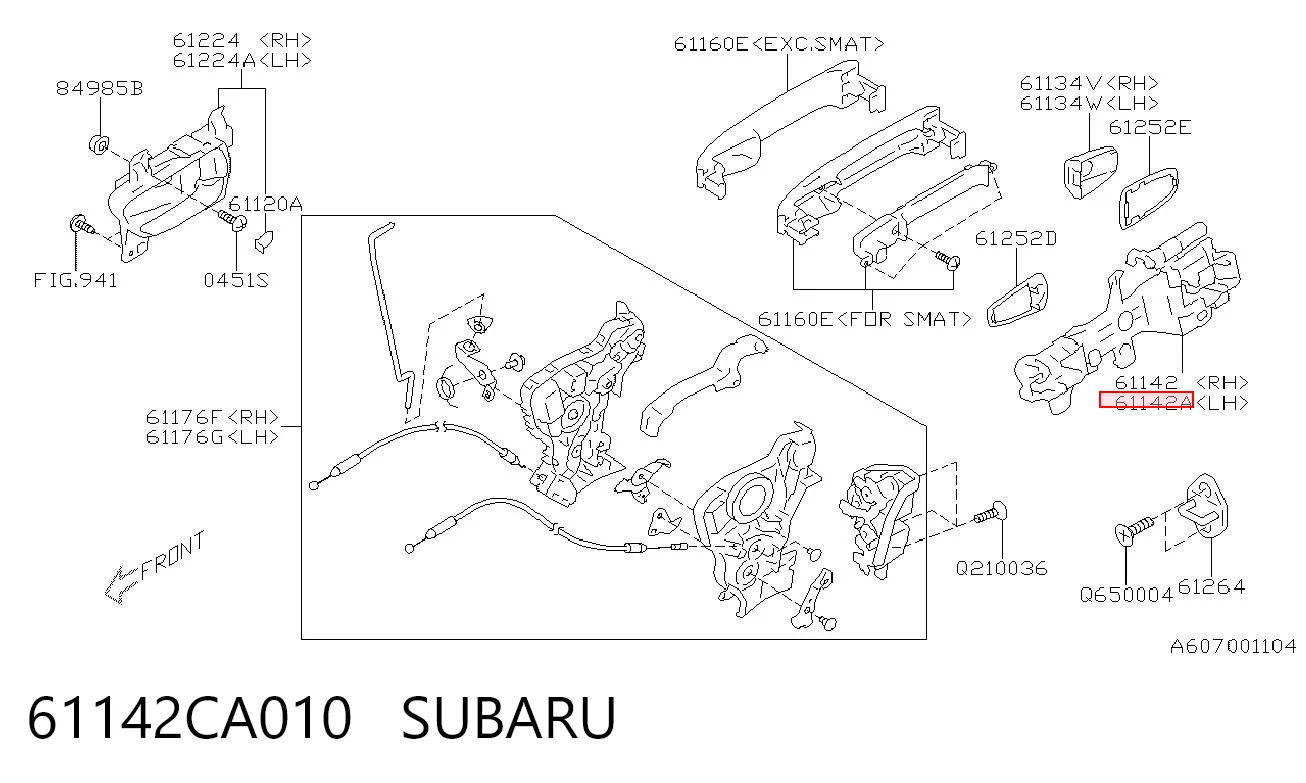 61142CA010 Subaru 