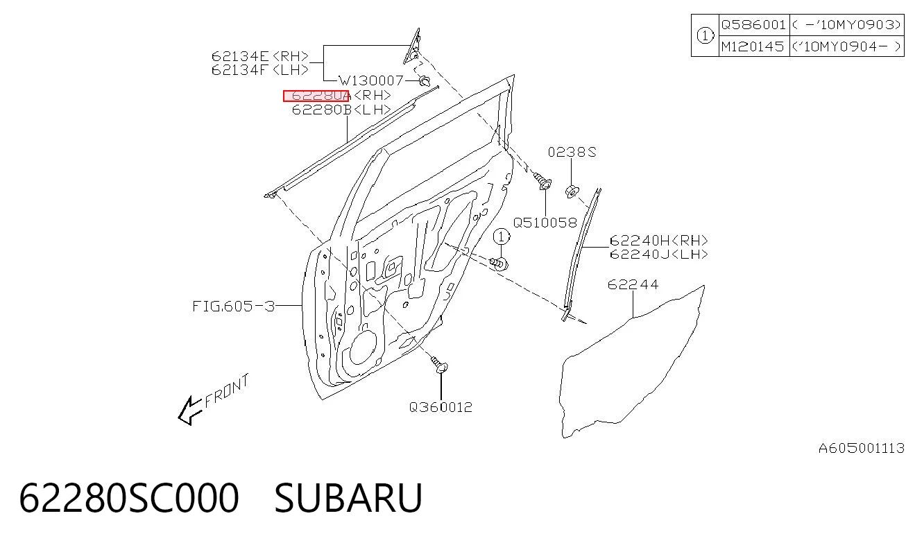 62280SC000 Subaru 