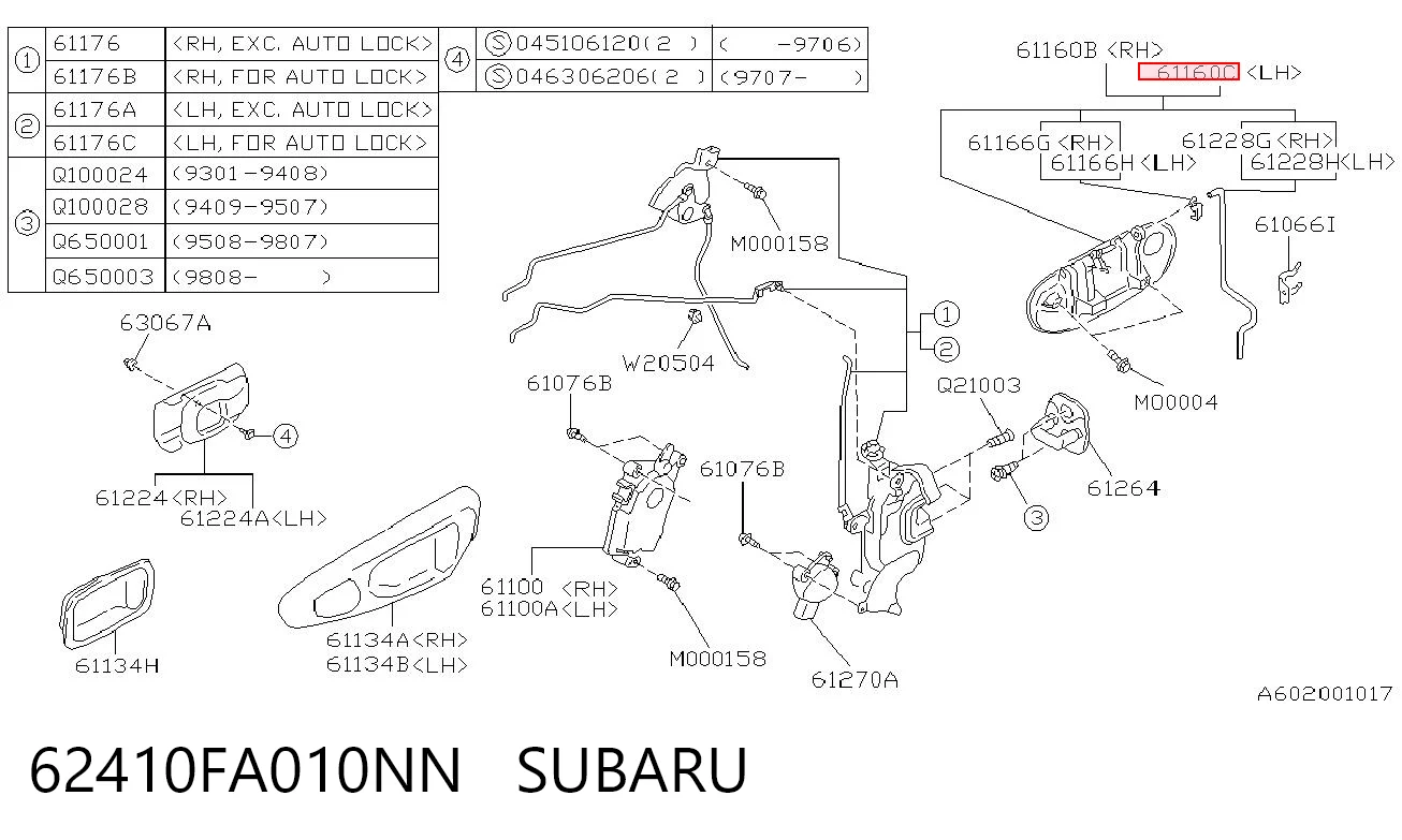 62410FA010NN Subaru 
