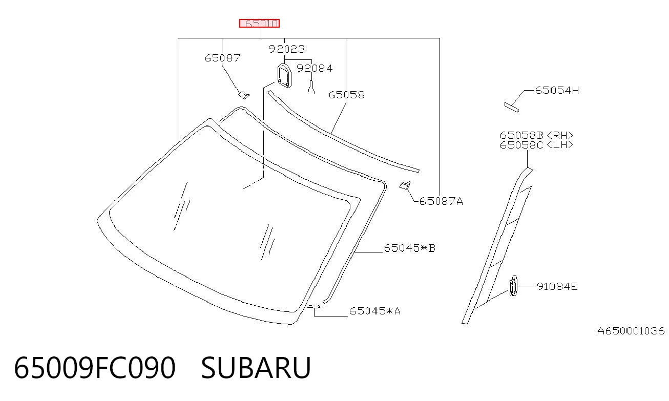Автостекло на Subaru Forester I S10, SF